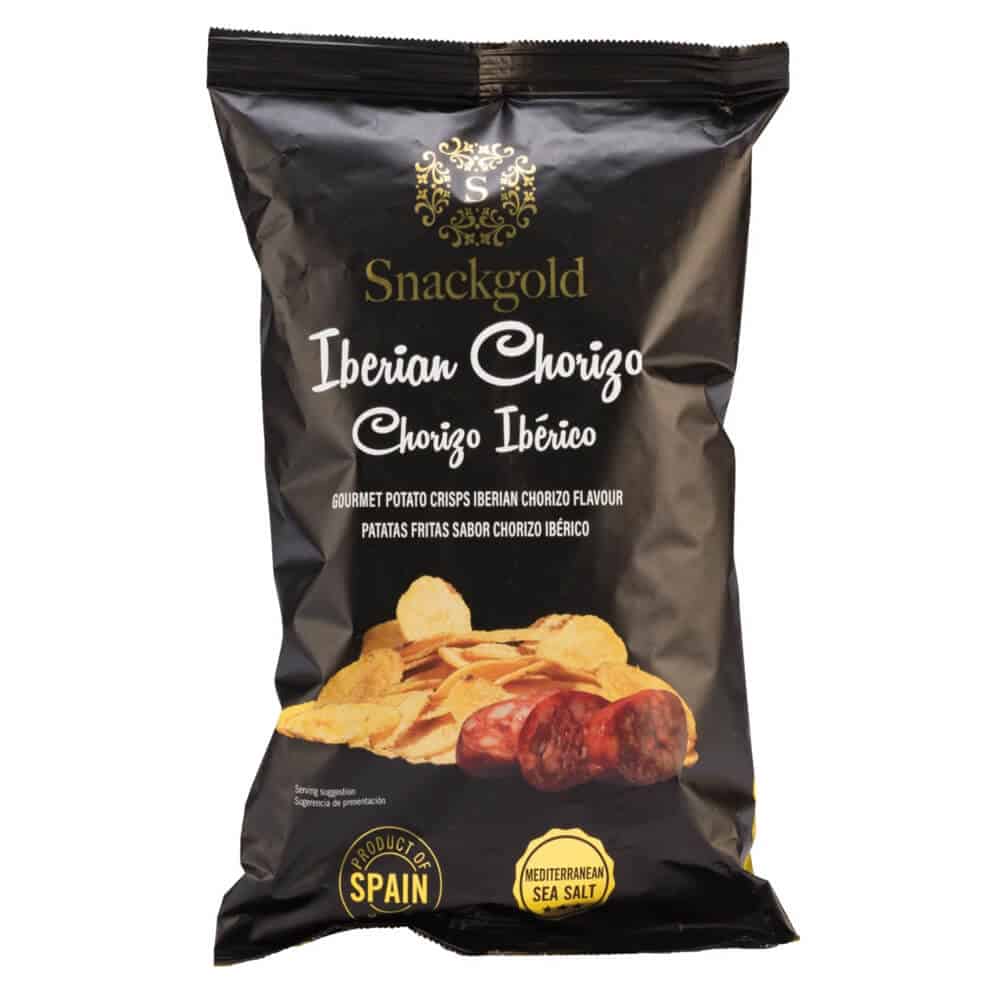Spanske Gourmet chips m. Chorizo 125gr 1
